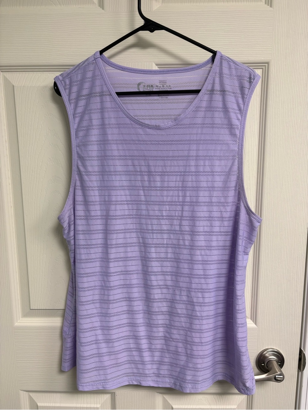 Zyia XXXL Purple active Mesh Like Tank Top